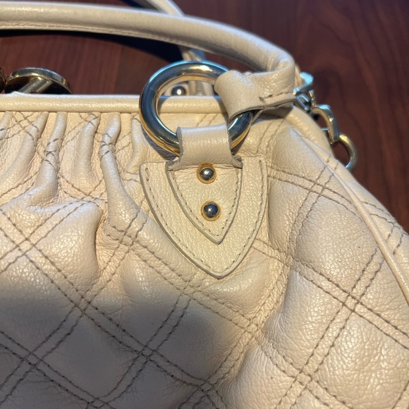 Marc Jacobs Stam Cream Leather Satchel - Picture 5 of 16